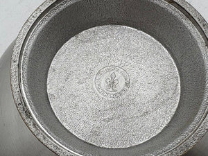 Renaissance Pewter Malaysia Gold Accent Bud Vase 7.6"