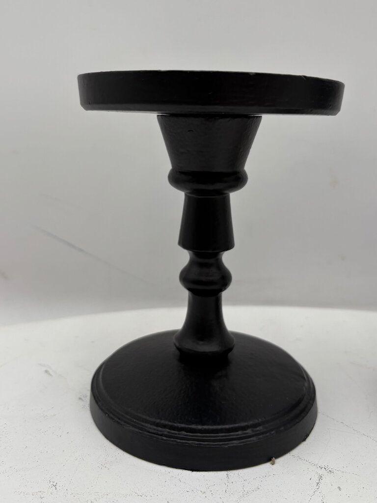 Pottery Barn Black Bronze Candle Holder (PAIR)