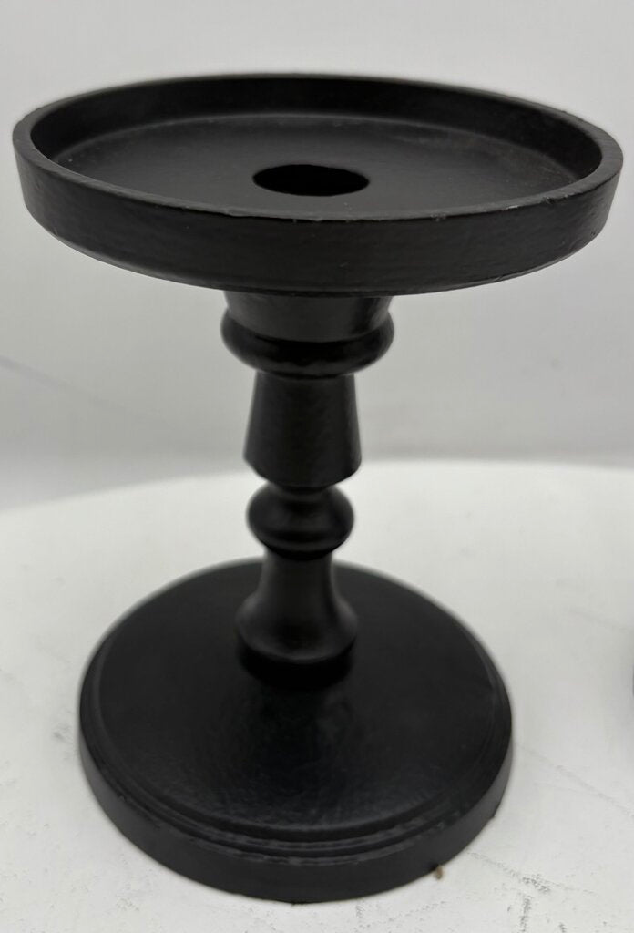 Pottery Barn Black Bronze Candle Holder (PAIR)