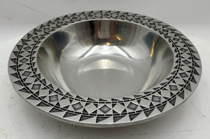 Wilton Mount Joy Pa. Pewter Armetal Acoma Bowl 10.5"