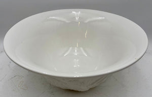 William Sonoma Italian White Porcelain Holiday Harvest Serving Bowl 13.5"