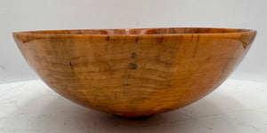 Jeff Davison Decorative Wood Turned Bowl Norfolk Pine Signed Bottom 9.3"