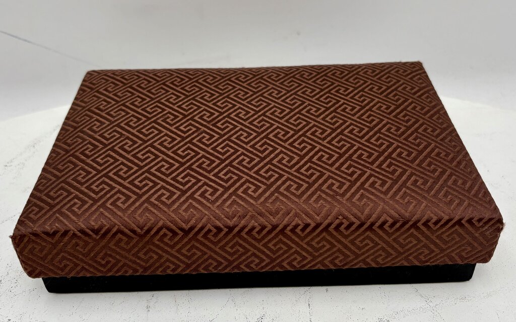 Vintage Chinese Bone, Bamboo, & Tiger Stripe Seed Bead Bracelet Boxed Set (6Pcs)