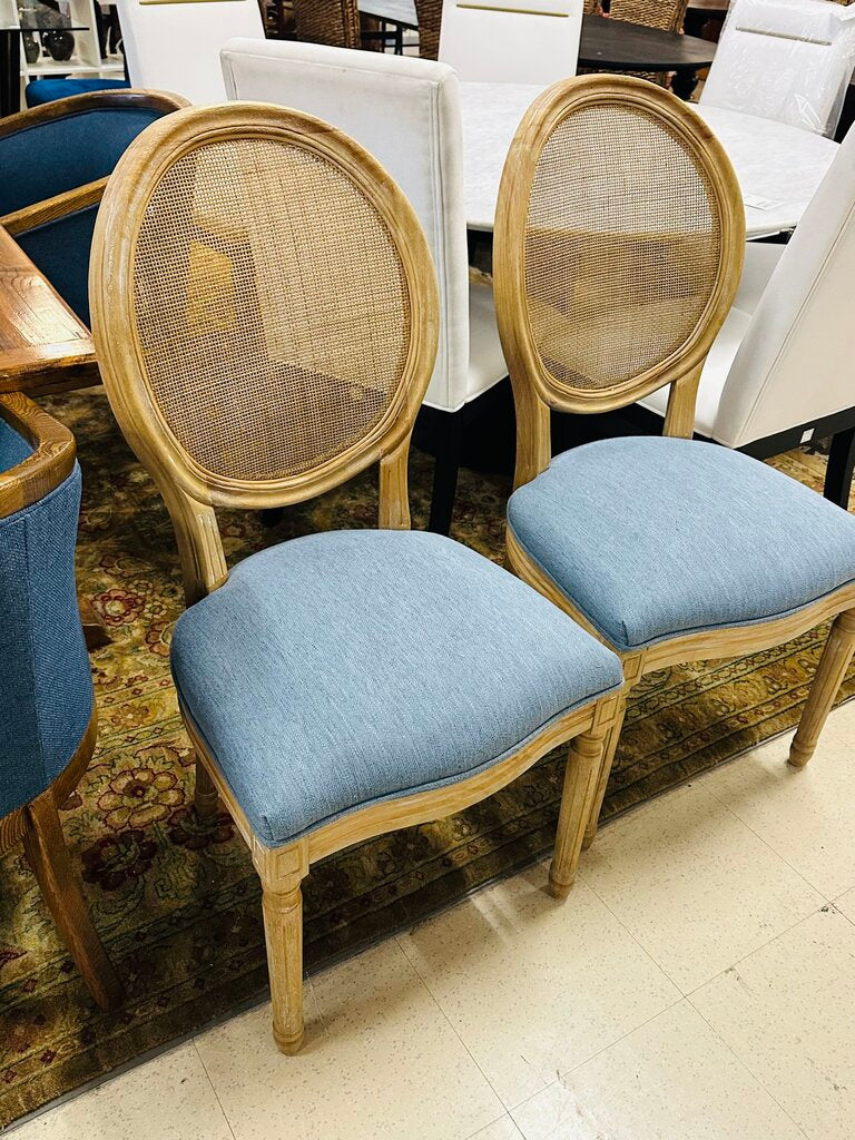 French Country Dining Chairs (pair)