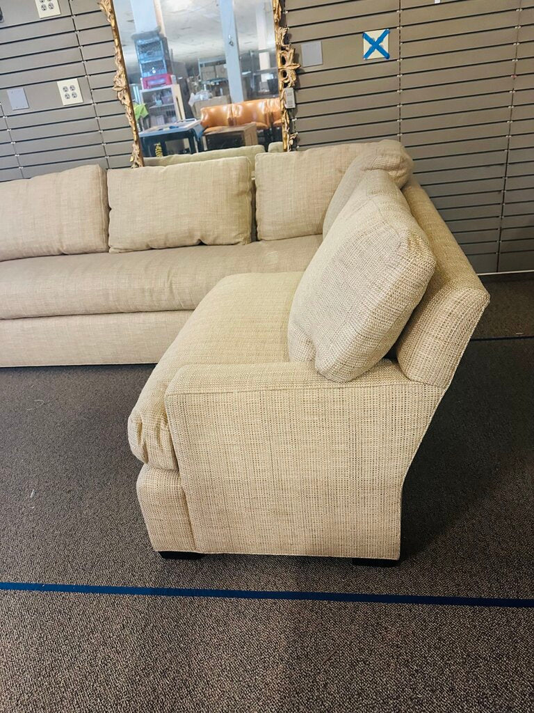 Baker Goose Down Sectional Sofa 84x104
