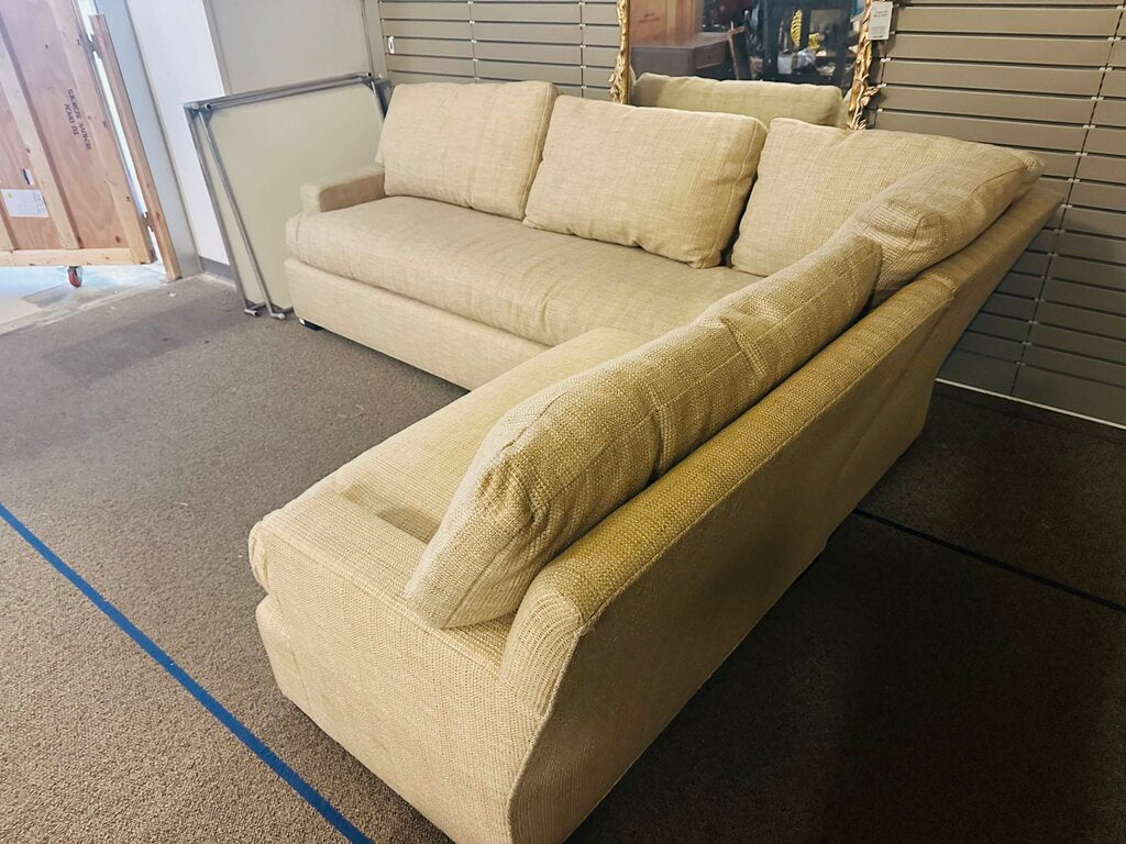 Baker Goose Down Sectional Sofa 84x104