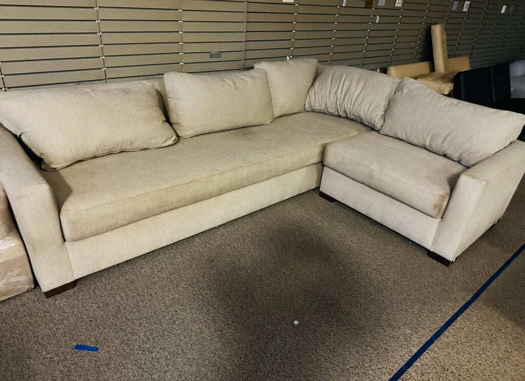 Baker Goose Down Sectional Sofa 84x104