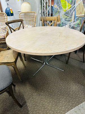 Mid Century 55" Round Table