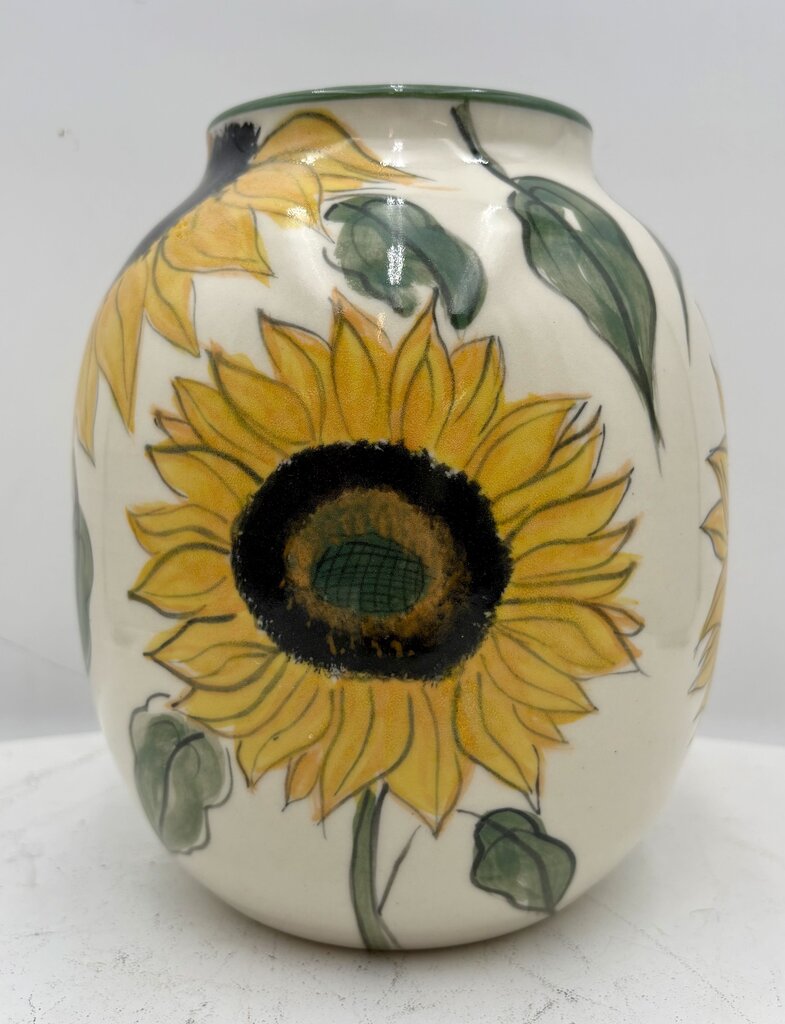 Victoria Littlejohn Pottery Sun Flower Jar