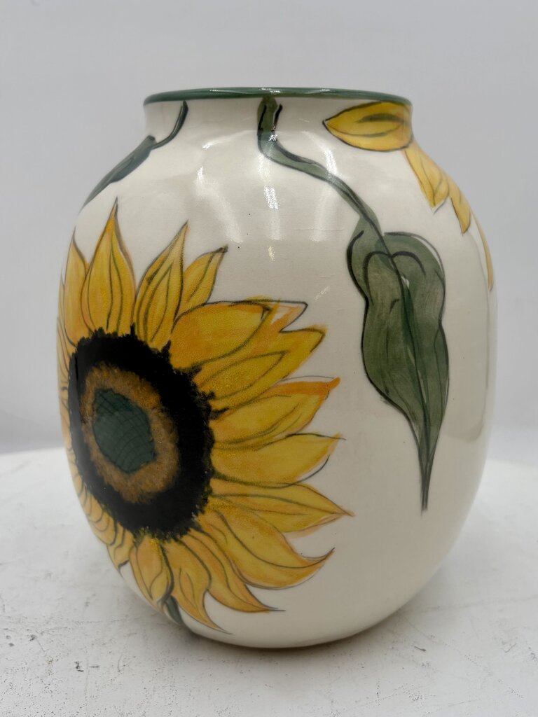 Victoria Littlejohn Pottery Sun Flower Jar