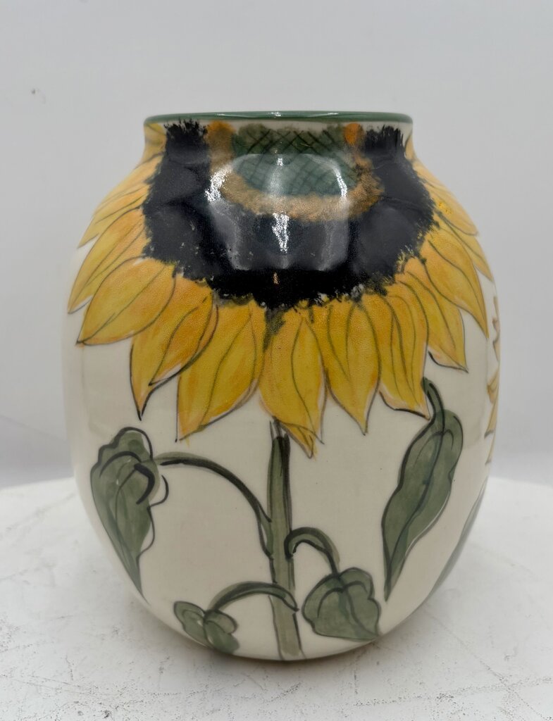 Victoria Littlejohn Pottery Sun Flower Jar