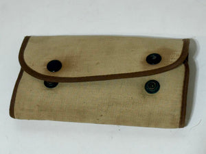 Vintage Hardy Fly Fishing Kit 7 Piece Rod in Leather Case w/ Dry Flies in Case (3Pcs)