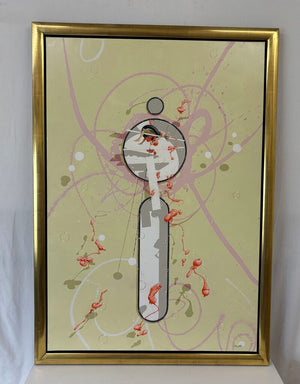 Philippe Bertho "Repose" Original Acrylic on Canvas Signed Front and Back