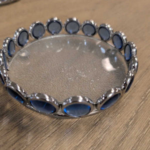 Blue Glass Candle Ring