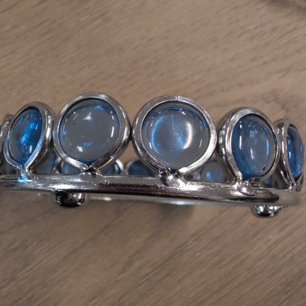 Blue Glass Candle Ring