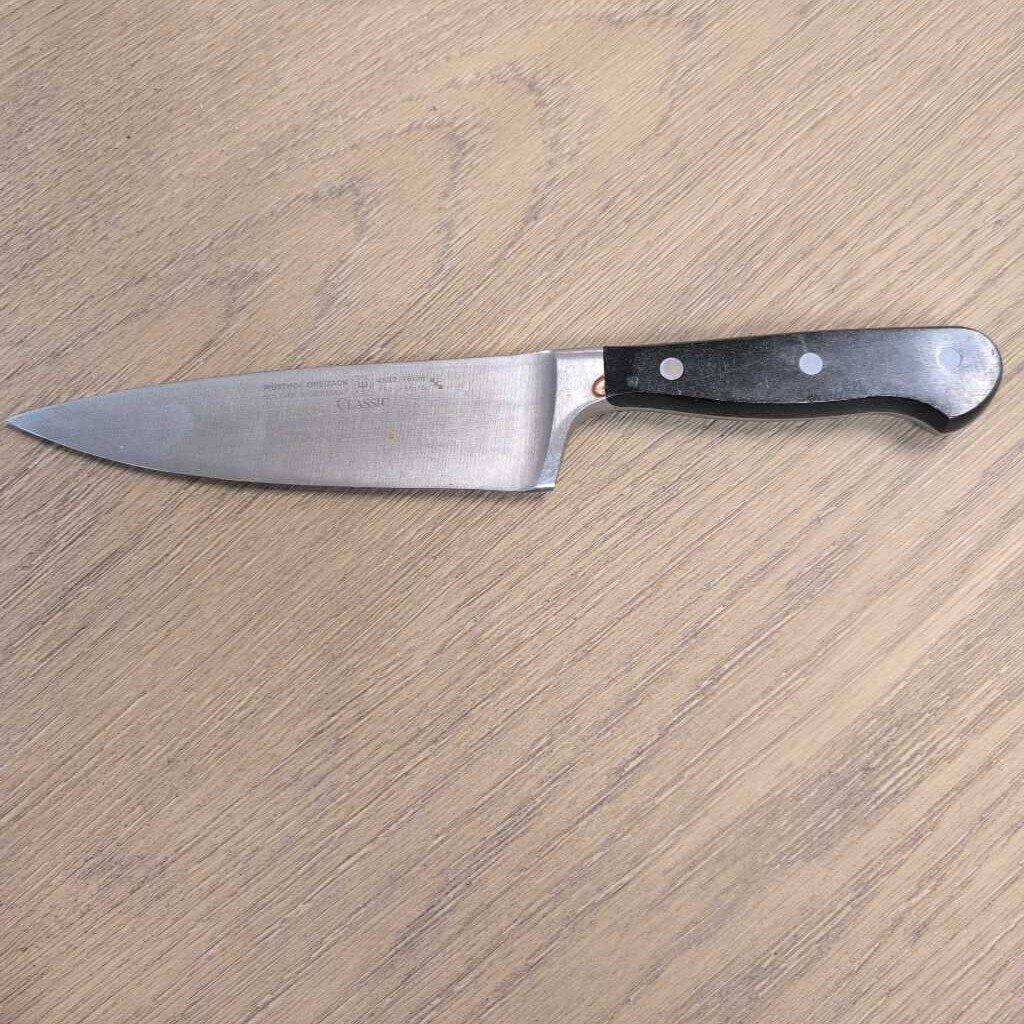 Wusthof Dreizack Chefs Knife 4562/16cm X50 Cr Mo 15 Trident Solingen