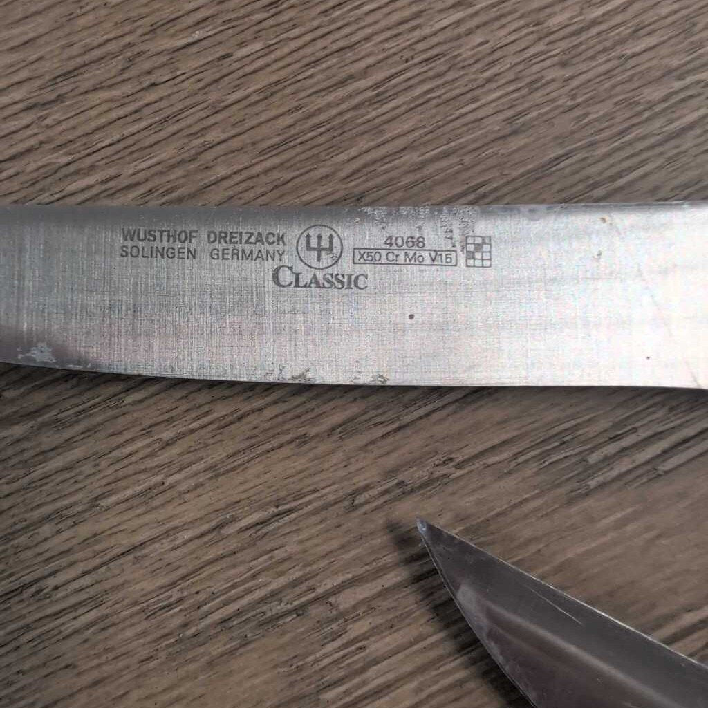 Wusthof Dreizack Classic 4068/12cm 4.5" Steak Knife Kitchen Solingen Germany-Pair