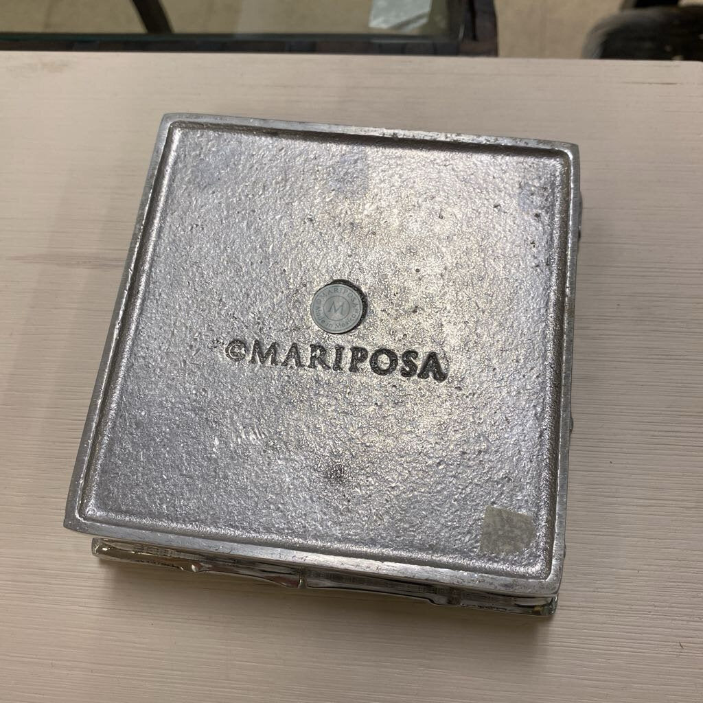 Mariposa Silver Cocktail Napkin Holder