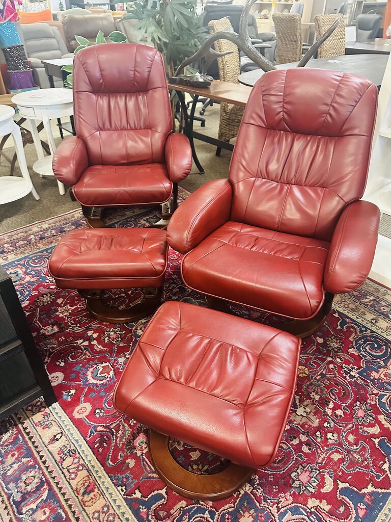 BenchMaster Nicholas Chair and Ottoman orig. $1499