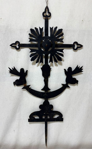 Chiapas Replica Rooftop Iron Cross Wall Decor
