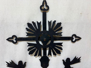 Chiapas Replica Rooftop Iron Cross Wall Decor