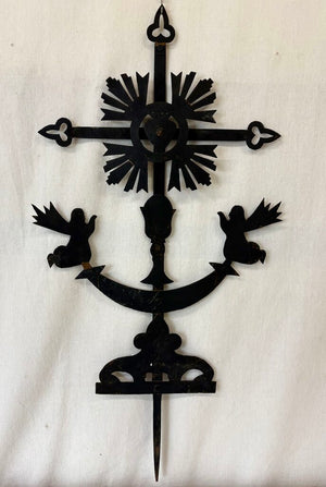 Chiapas Replica Rooftop Iron Cross Wall Decor