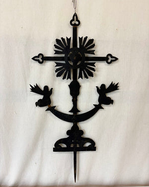 Chiapas Replica Rooftop Iron Cross Wall Decor