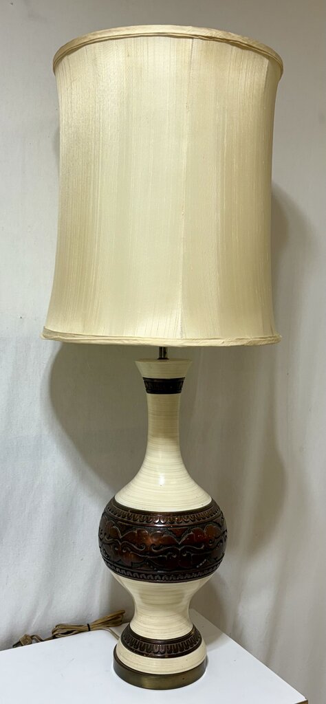 Fortune Lamp Company 1964 MCM Genie Bottle Ceramic Table Lamp (PAIR)