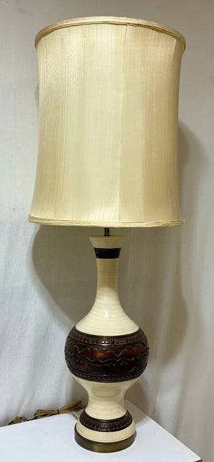 Fortune Lamp Company 1964 MCM Genie Bottle Ceramic Table Lamp (PAIR)