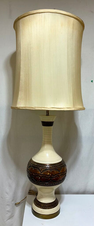 Fortune Lamp Company 1964 MCM Genie Bottle Ceramic Table Lamp (PAIR)