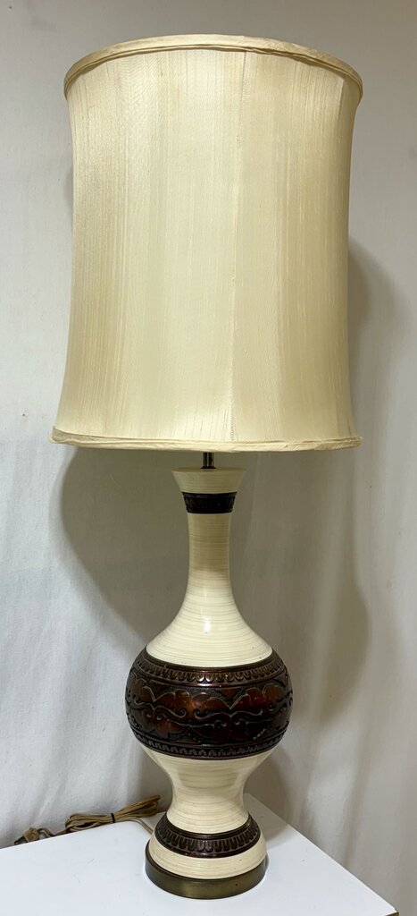 Fortune Lamp Company 1964 MCM Genie Bottle Ceramic Table Lamp (PAIR)