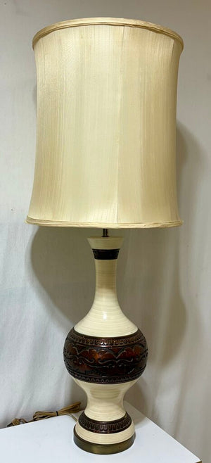 Fortune Lamp Company 1964 MCM Genie Bottle Ceramic Table Lamp (PAIR)