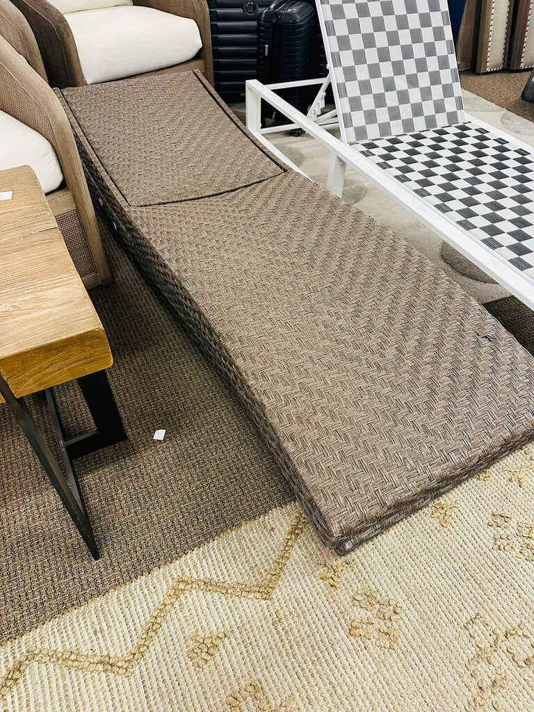 Wicker Chaise Lounge
