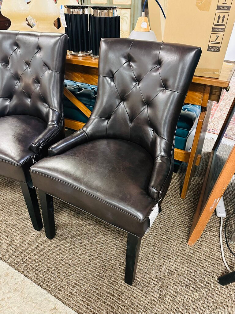 Tufted Diamond Stitching Dining Chair