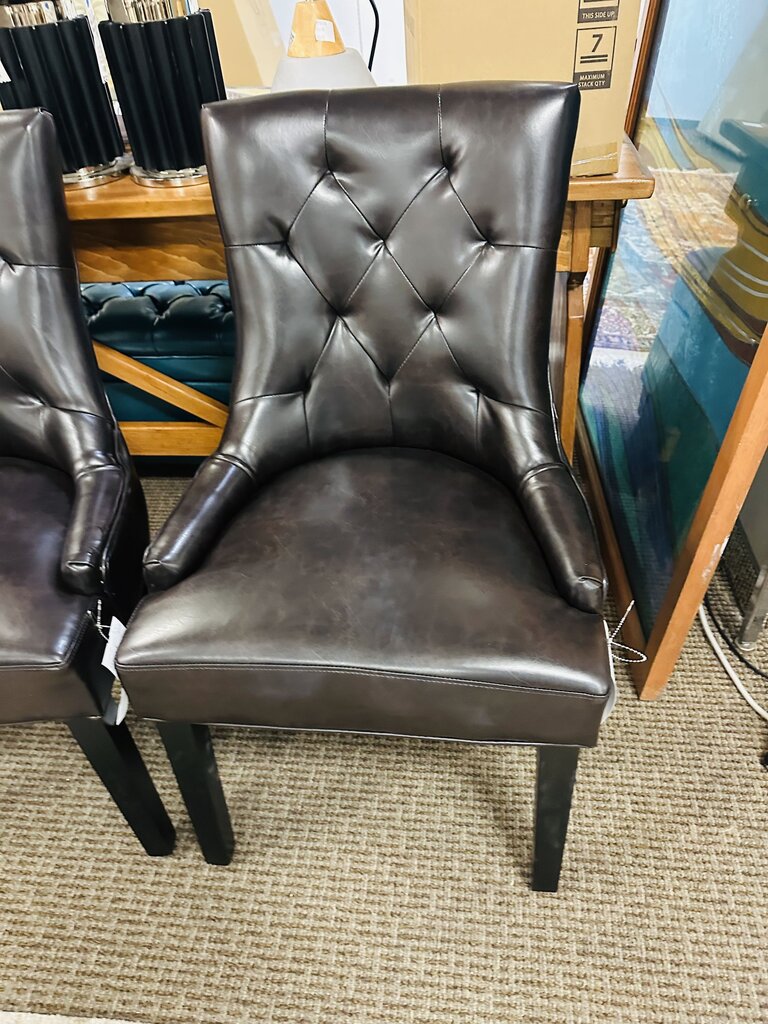 Tufted Diamond Stitching Dining Chair