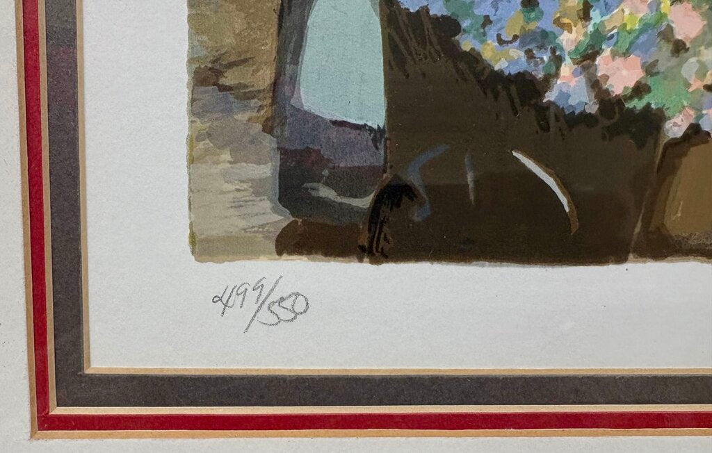 Antoine Boulet "Paris in the Fall" Original Serigraph Signed #499/550