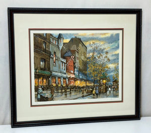 Antoine Boulet "Paris in the Fall" Original Serigraph Signed #499/550