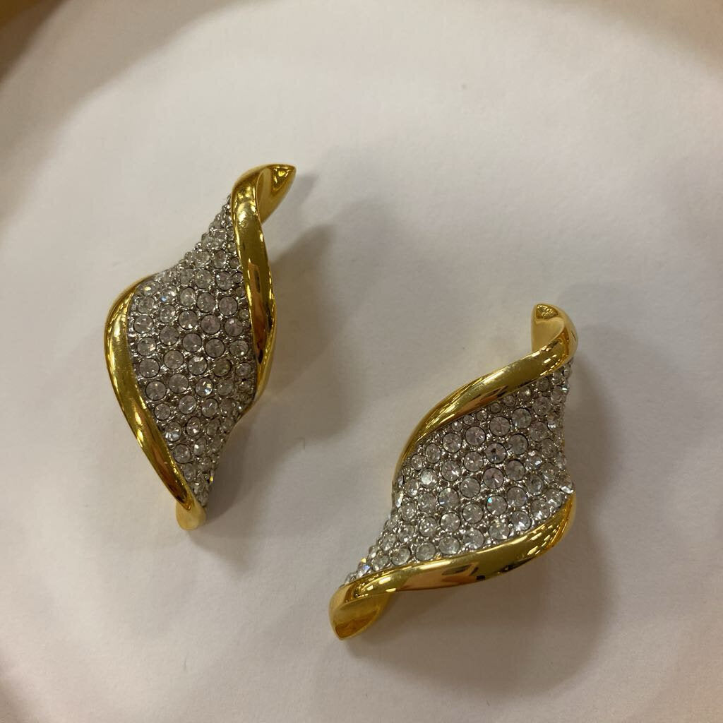 Swarovski Gold Plated Necklace & Earrings