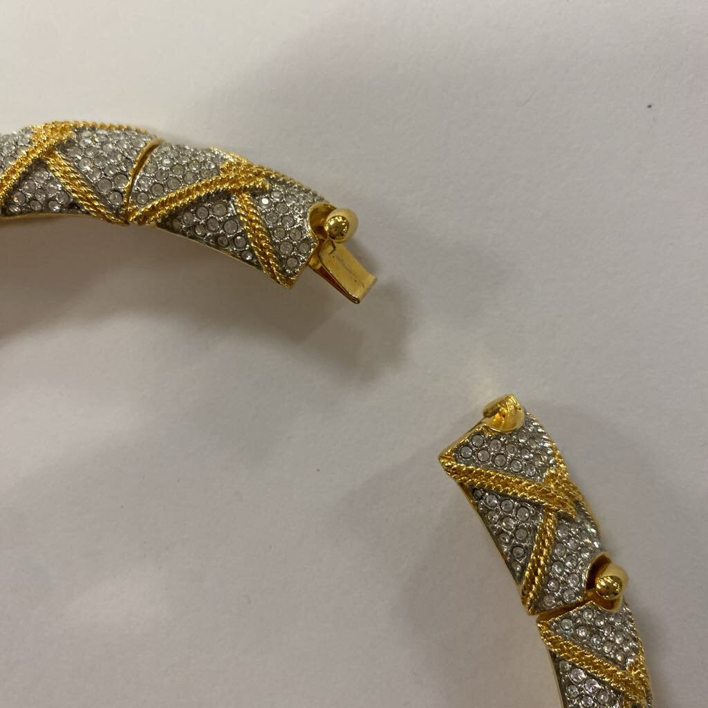 Swarovski Gold Plated Necklace & Earrings