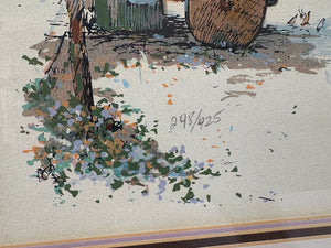 Antoine Boulet "Paris Street Car" Original Serigraph Signed #248/425