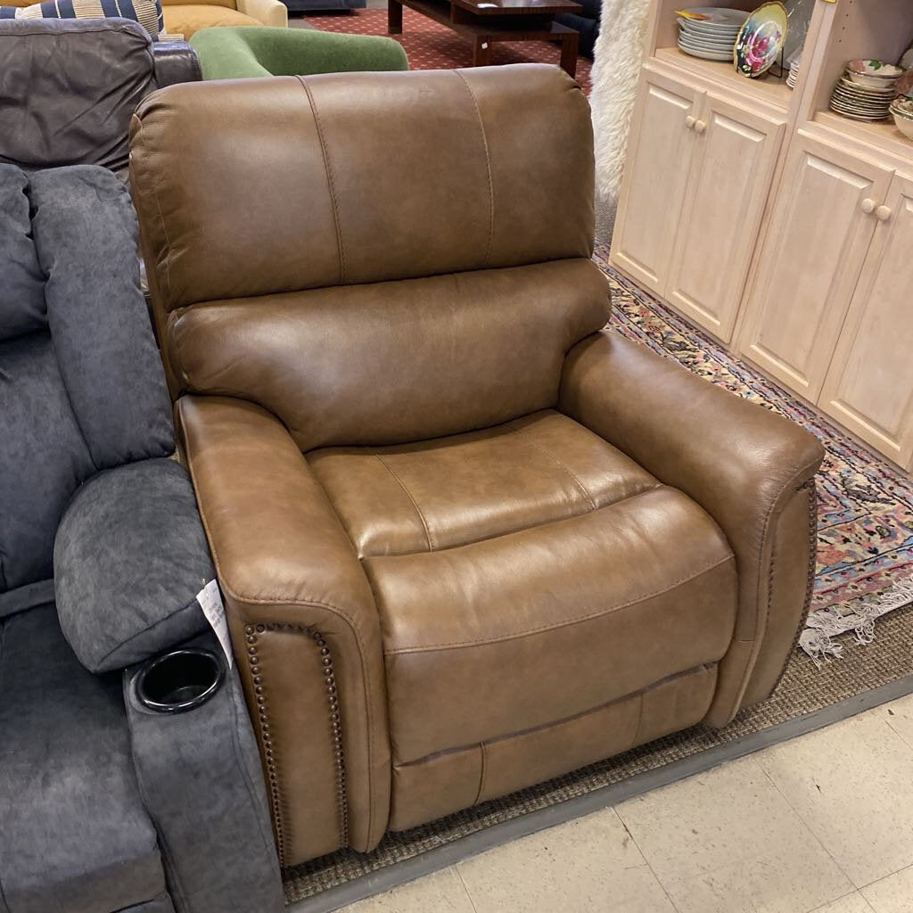 Barca Lounger Leather Rocker & Recliner With Power Headset