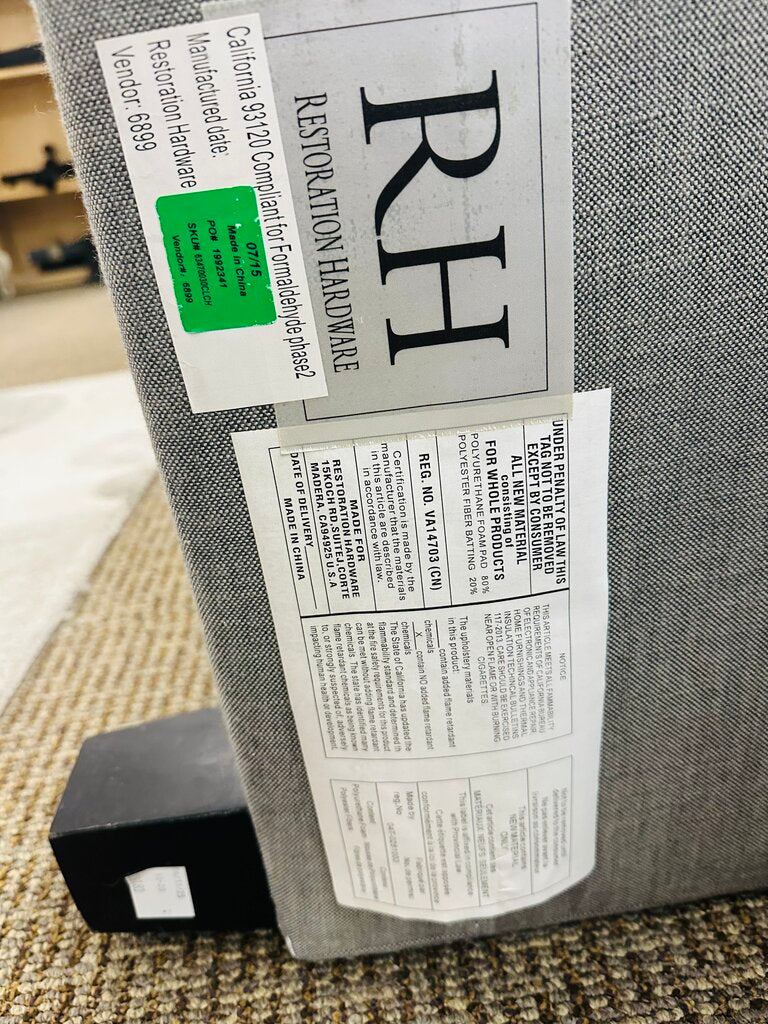Restoration Hardware Tufted Headboard Bed (please measure)