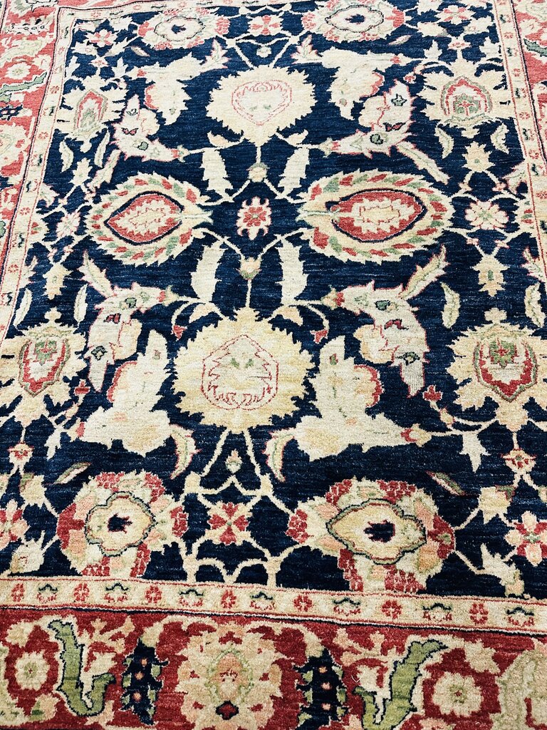 Pakistani Ziegler Wool Rug 79x93
