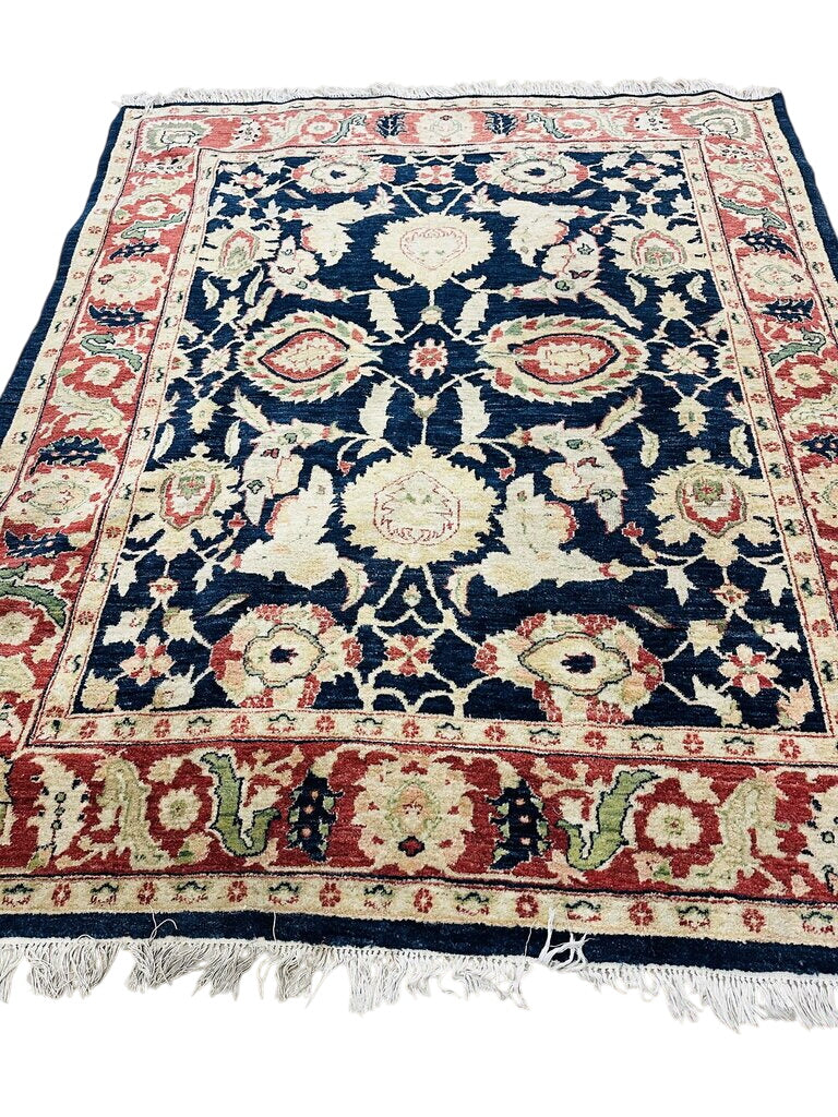 Pakistani Ziegler Wool Rug 79x93 by Miss Daisy's Consignment & Auction House
