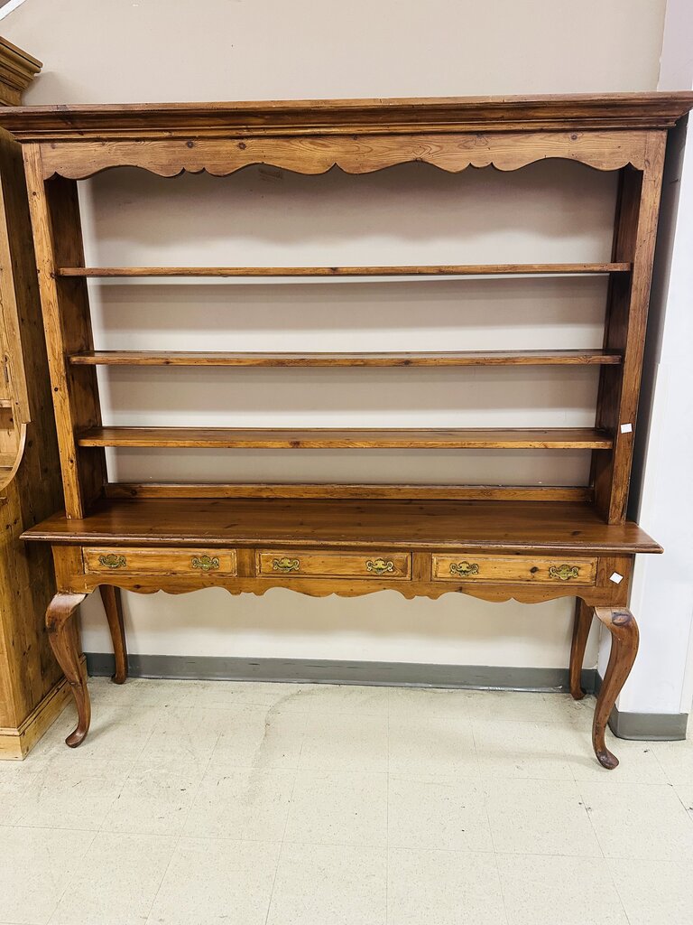 Vintage Welsh Oak Dresser 78x19x81 by Miss Daisy's Consignment & Auction House
