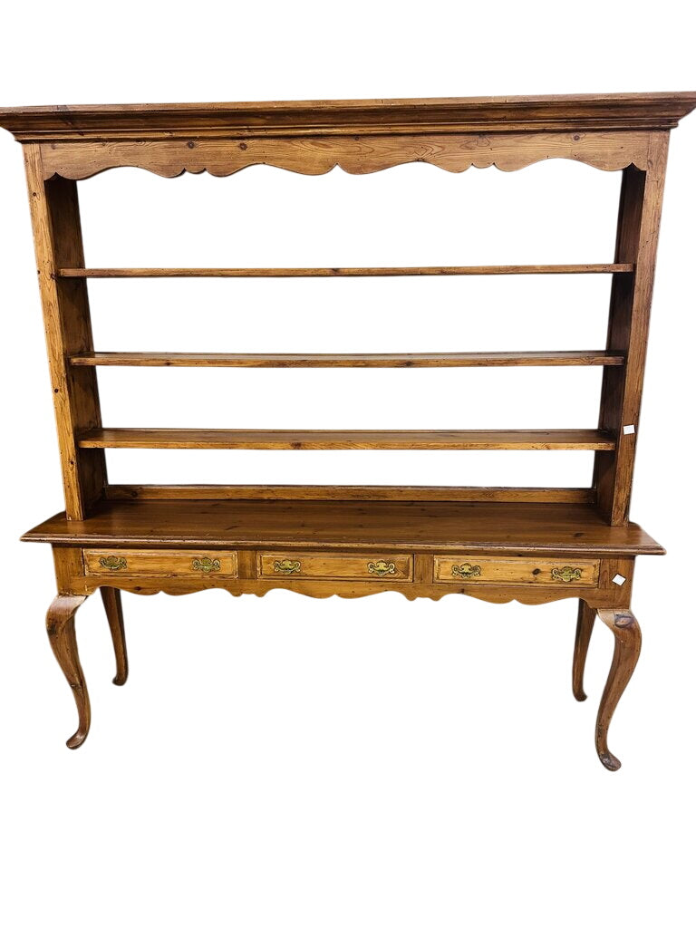Vintage Welsh Oak Dresser 78x19x81 by Miss Daisy's Consignment & Auction House