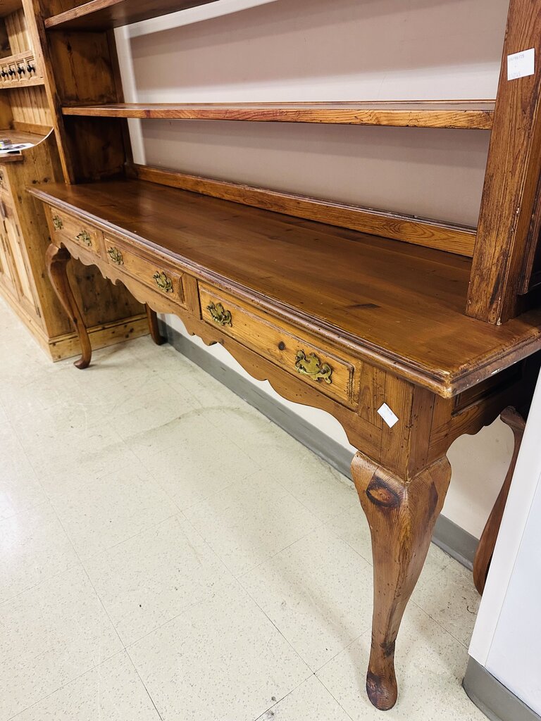 Vintage Welsh Oak Dresser 78x19x81