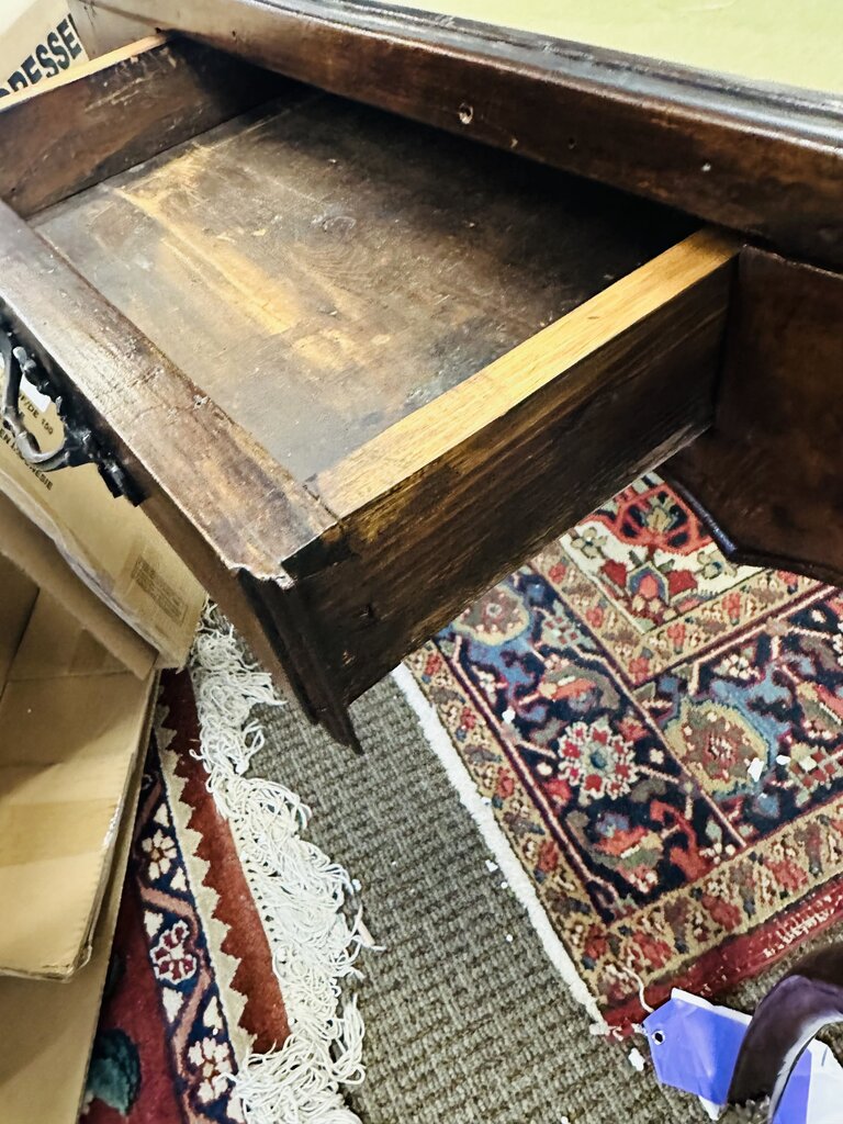 Vintage Chippendale Side Table 27x28x27