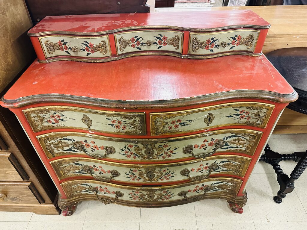 Italian Painted Dresser 38x20x36