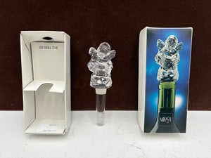 Mikasa Cherub Song Crystal Bottle Stopper in Box